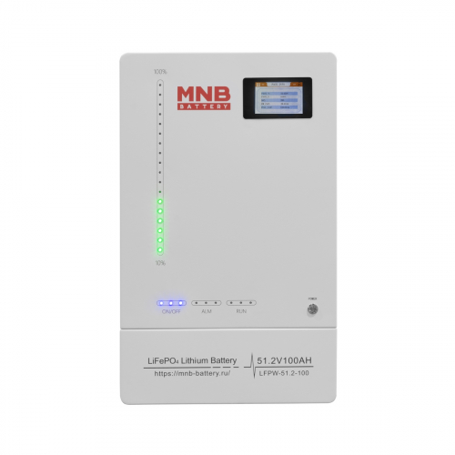 Аккумулятор MNB LFPW-51.2-100 LCD Touch на 100 А/ч 2